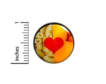 I Love Macaroni & Cheese Awesome Foodie Button Mac N Cheese Pin Pin-back 1 Inch Pin #40-14