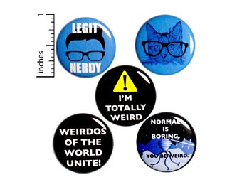 Weird Buttons or Fridge Magnets, Nerdy Gifts, Weird Pins, Birthday Gifts, Nerdy Buttons, Funny Geek Gifts, Backpack Pins, 1 Inch, #P18-1