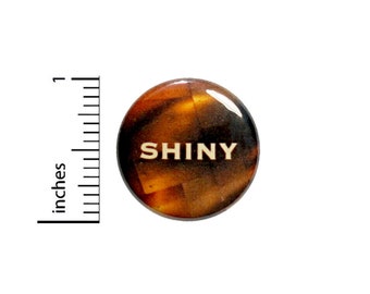 Shiny Button Geekery Nerdy Geeky Fan Pin Pinback 1 Inch