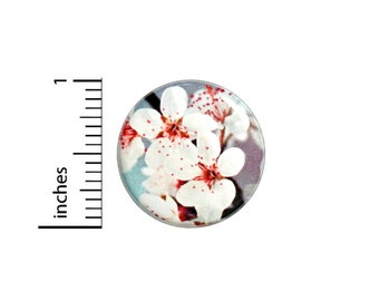 Cherry Blossom Button Pin Pretty Cool Unique Gift Cute Badge Pinback 1 Inch #60-8