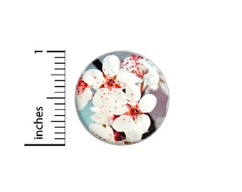 Cherry Blossom Button Pin Pretty Cool Unique Gift Cute Badge Pinback 1 Inch #60-8