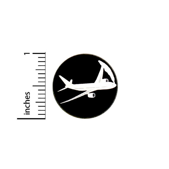 Plane Button Pin Cute Vacay Vacation Air Travel Badge for Backpacks or Jackets Cool Pinback Lapel Pin 1 Inch 88-10