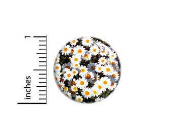 Daisy Button Pin Daisies Rad Pretty Cool Unique Gift Cute Badge Pinback 1 Inch #60-1