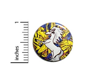 Unicorn Button Cool Backpack Pin 1 Inch #83-3