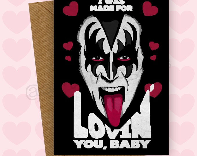 I Was Made for Loving You // KISS Gene Simmons Inspired - Etsy
