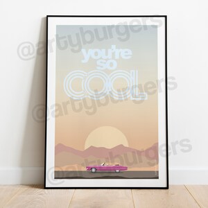 You're So Cool // True Romance inspired movie art print