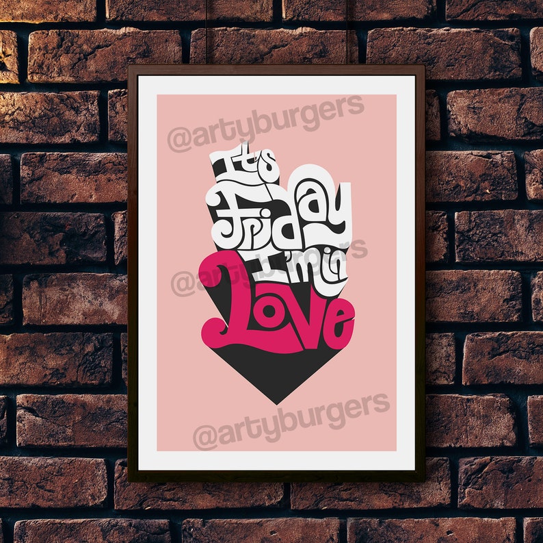Any TWO A3 prints from ArtyBurgers shop