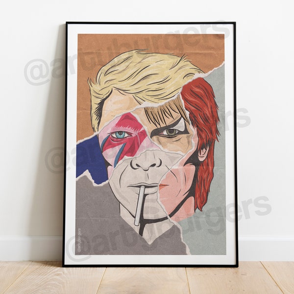 Ch-ch- Changes | David Bowie | rock indie lyrics inspired | music poster | wall decor | art print