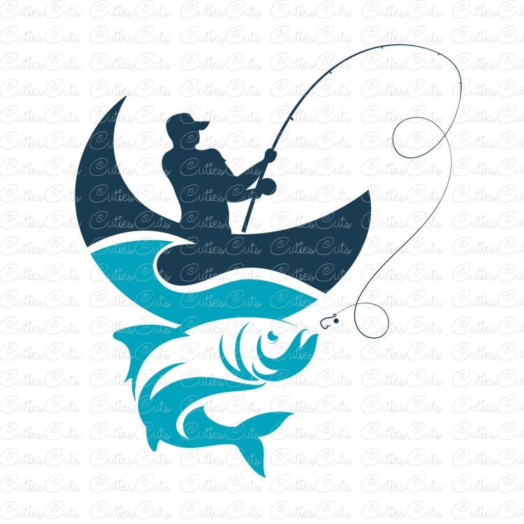 Download Fishing Svg fisherman Dxf Png Eps file vector fish clipart ...