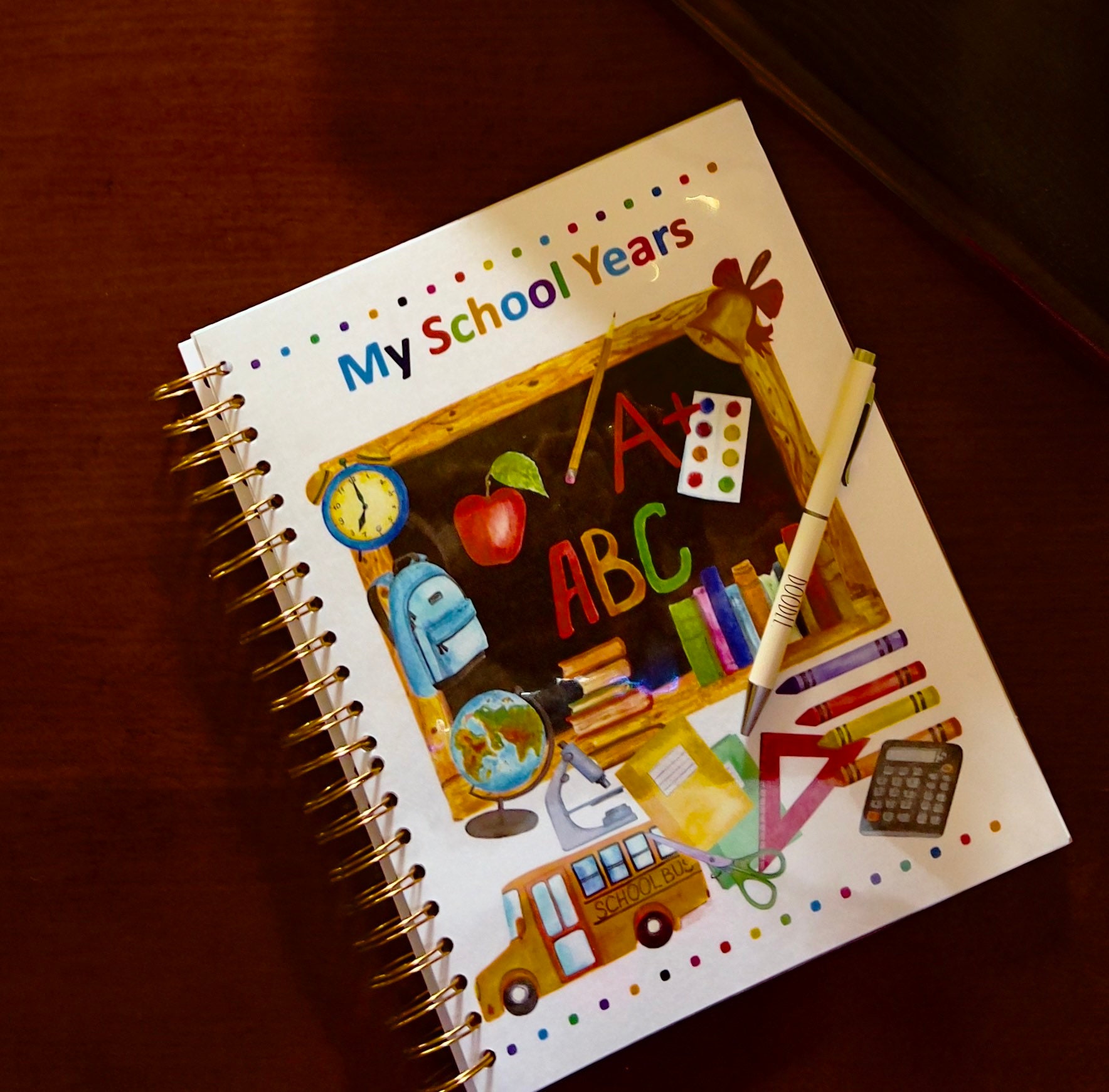 Teacher Memory Book & Keepsake Journal, Teacher Appreciation Gift