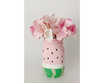 Watermelon Jars, Watermelon Theme, Watermelon Party, Fruit Theme, Fruit Party, Party Decor