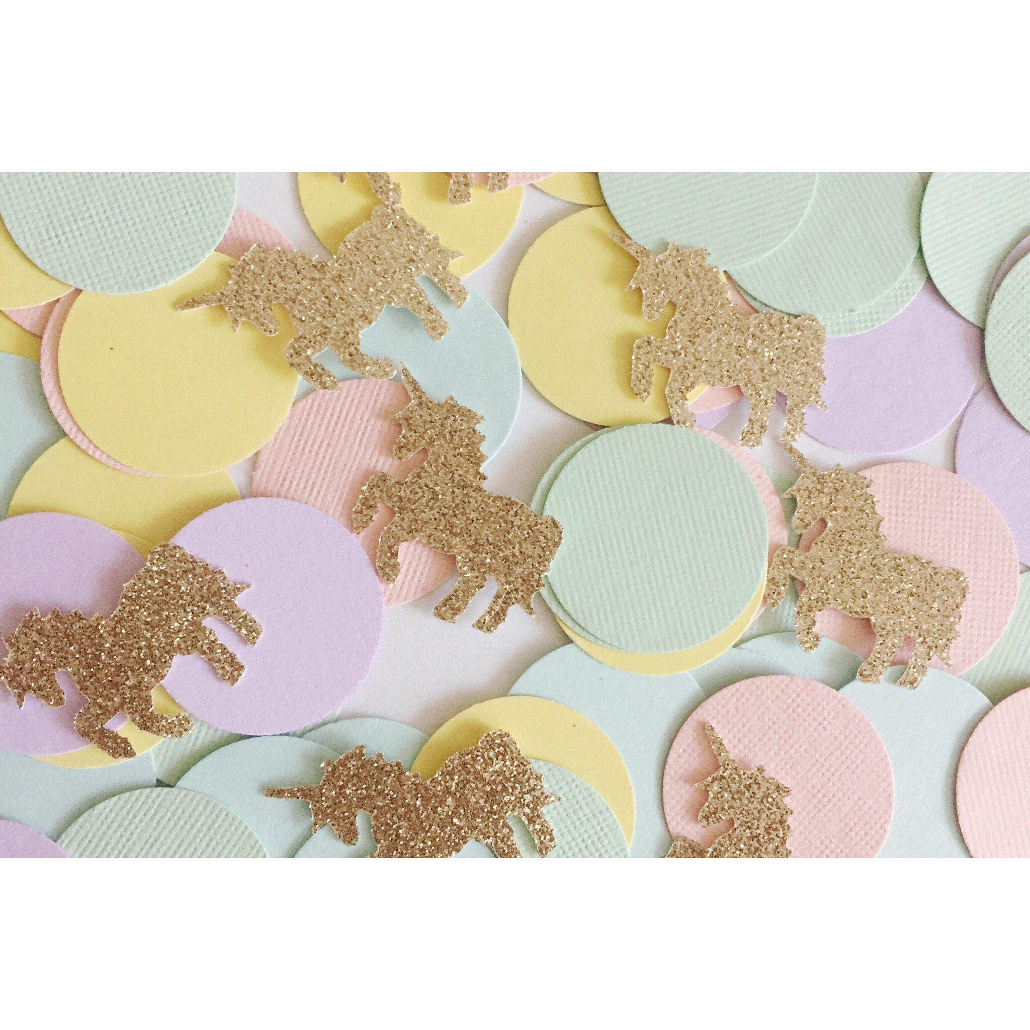 Unicorn Confetti Unicorn Party Theme Unicorn Birthday