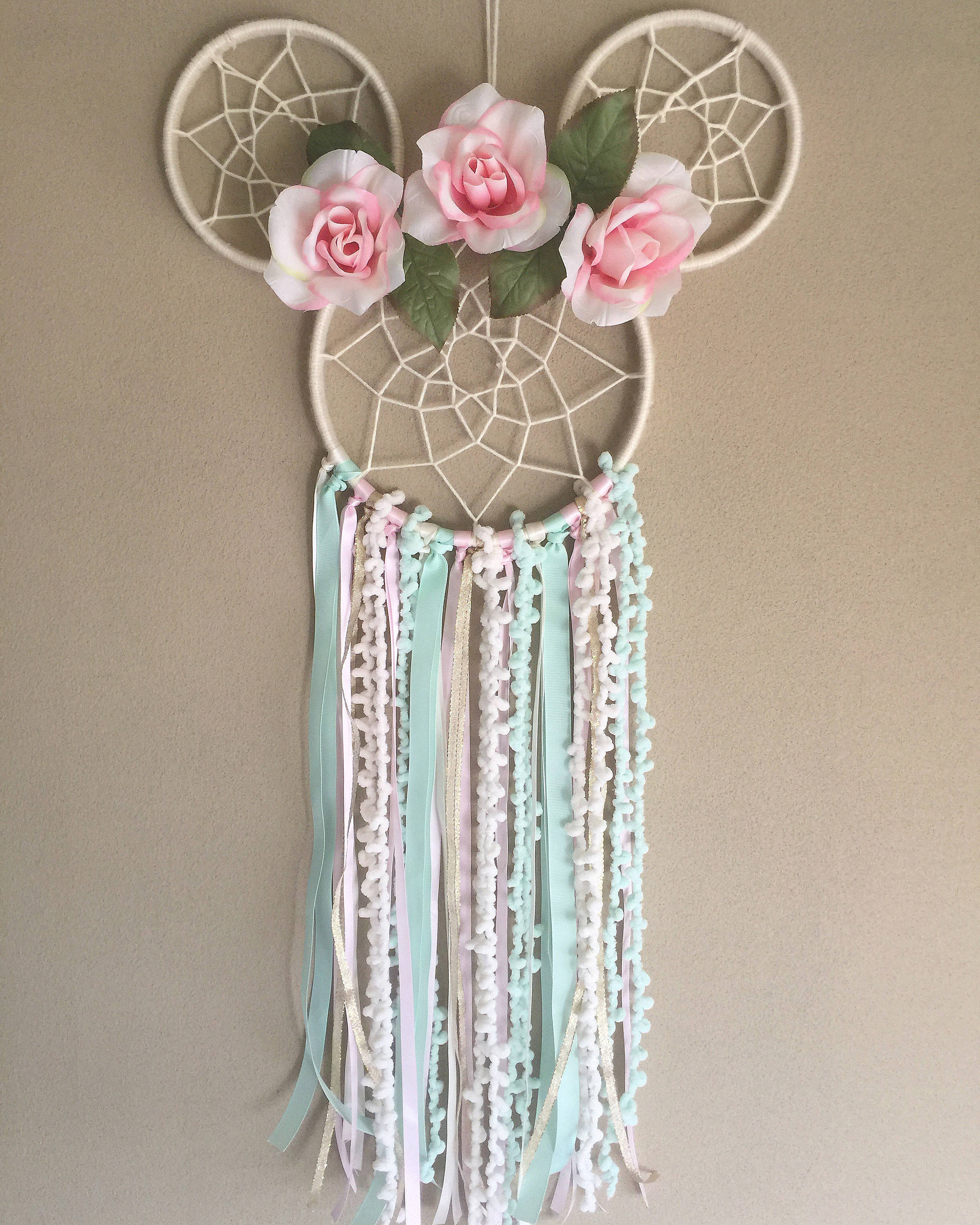 Minnie Mouse Dream Catcher Minnie Mouse Dream Catcher Minnie Etsy