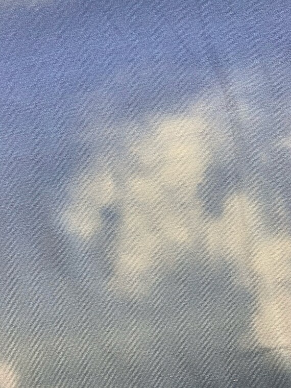 Cotton clouds clouds light blue on white