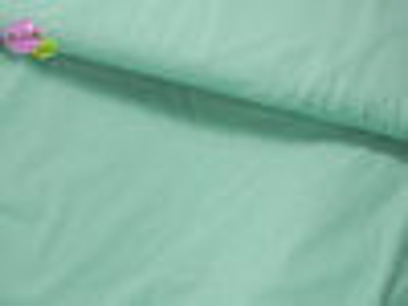 Organic jersey turquoise pistachio plain jersey image 2