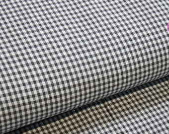 Vichy check gray checks 2 mm