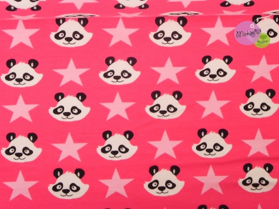 Lenny Sweat BioSweat Sweatshirt Panda pink 50 cm Swafing