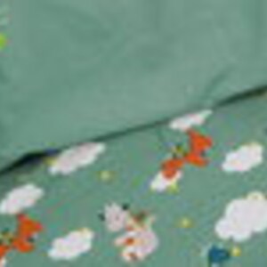 Organic jersey turquoise pistachio plain jersey image 4