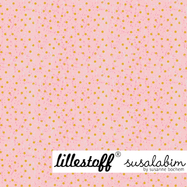 Lillestoff Susalabims Gnome Dots Pink Yellow Jersey