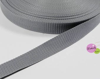 Webbing 30 mm gray