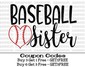 Baseball sister svg | Etsy