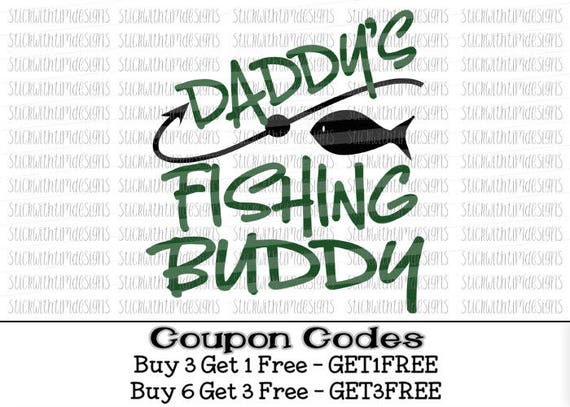 Download Daddy's Fishing Buddy Svg Father's Day SVG PNG Boy | Etsy