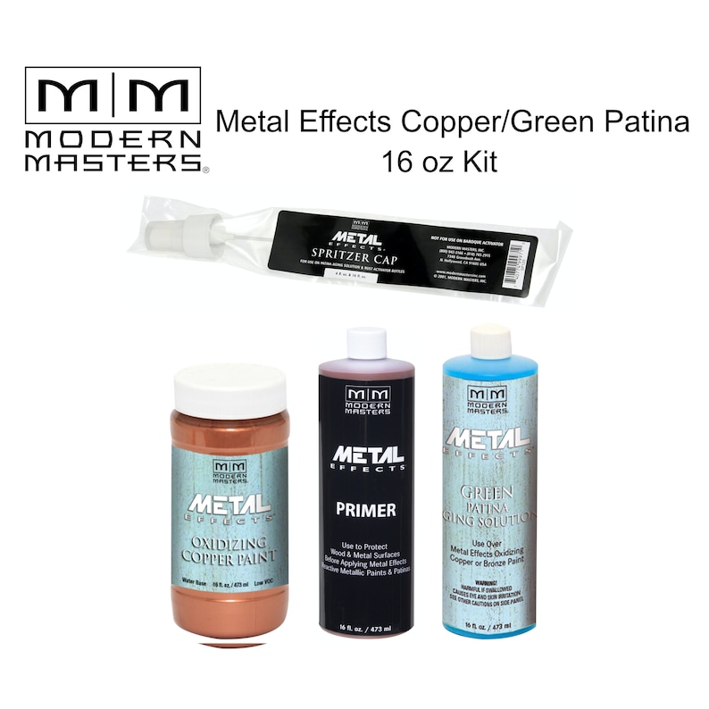 Modern Masters 306291 2 Oz. Blue Patina Metal Effects Kit