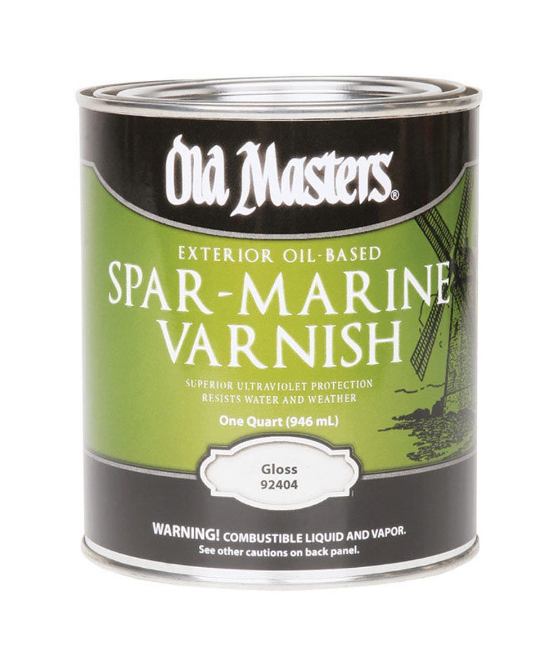Old Masters Clear OilBased Marine Spar Varnish Satin & Gloss Etsy