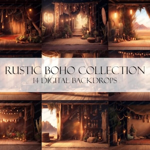 Rustic Boho Digital Backdrops, Maternity Backdrop Overlays, Studio Backdrop Overlays, Fine Art Textures, Photoshop Overlays
