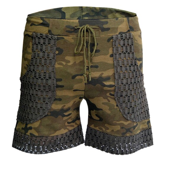 short camo pants
