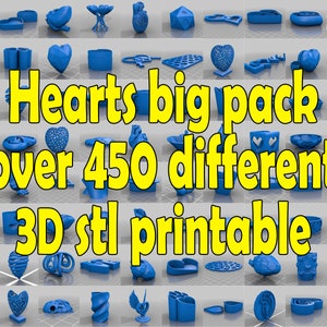 valentines day - heart - over 450 3d stl