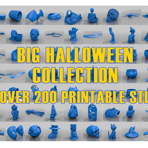 big Halloween collection - over 200 printable stl