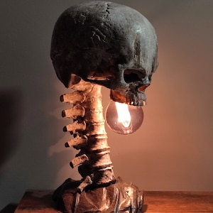Skull Lamp - 3D stl printable