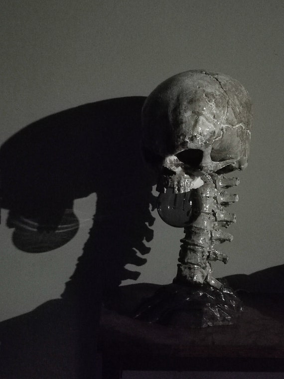 Skull Lamp - 3D Stl Printable - Etsy