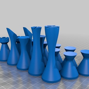 Chess Pack 30 sets 6 chessboard printable 3d stl files image 9