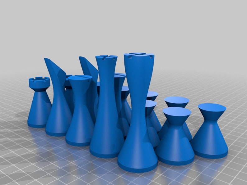 Chess Pack 30 sets 6 chessboard printable 3d stl files image 9