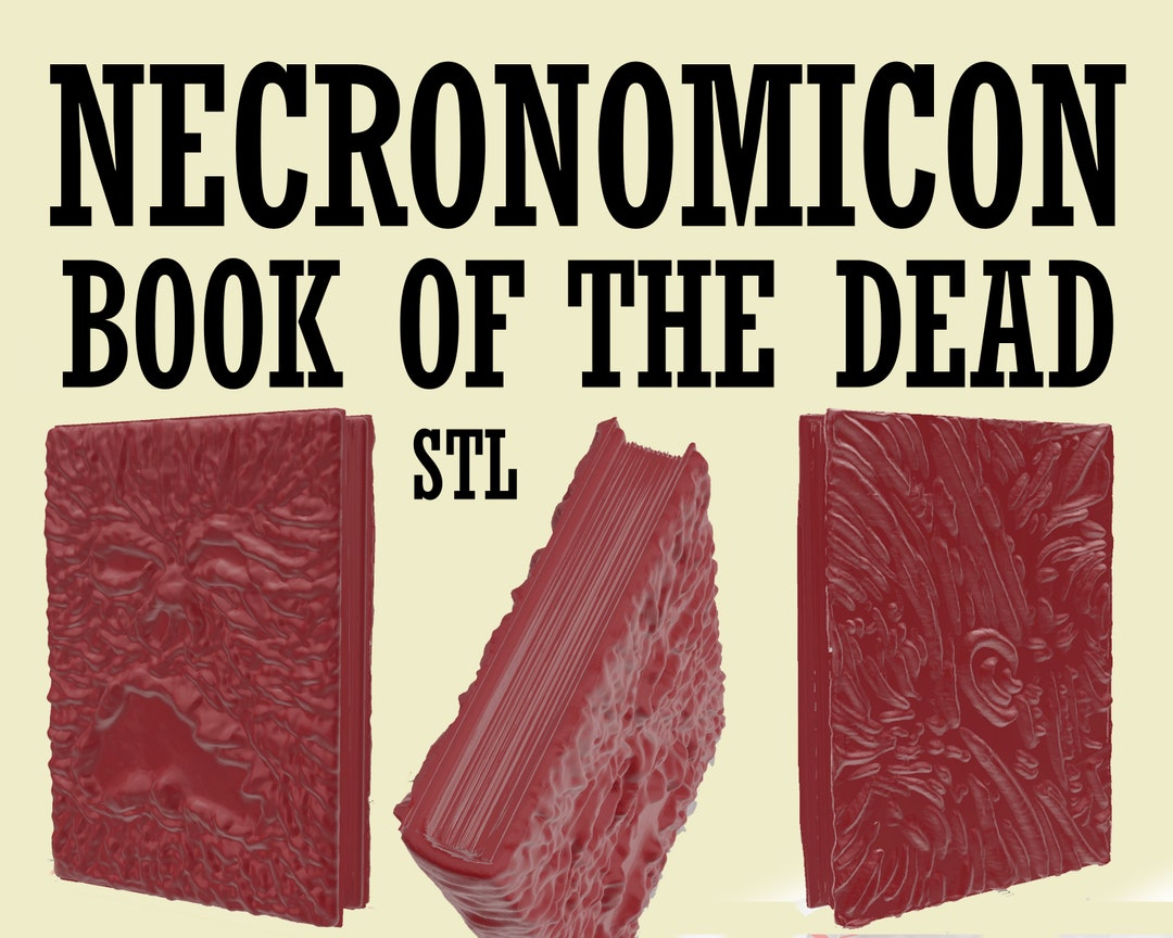 Necronomicon Book of Dead Stl Printable - Etsy