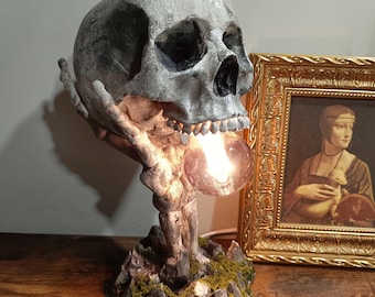Skull Lamp - 3D Stl Printable - Etsy Israel