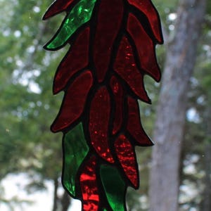 Stained Glass Chili Peppers