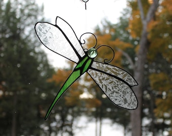 Stained Glass Dragon Flies.