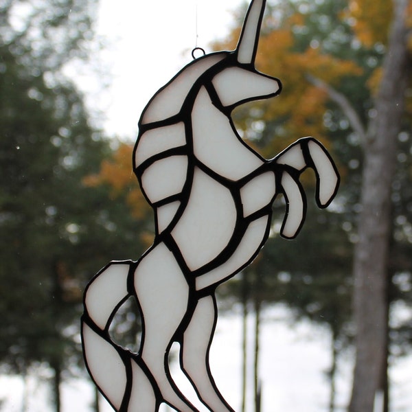 Stained Glass Unicorn