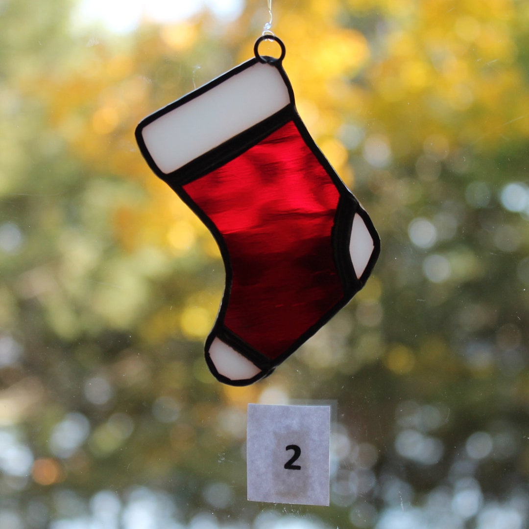 Stained Glass Stocking Etsy