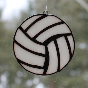 Stained Glass Volleyball, Football, Basketball, Baseball
