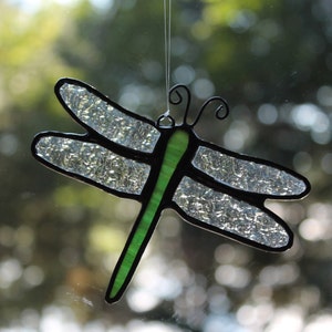 Stained Glass Small Dragon Fly