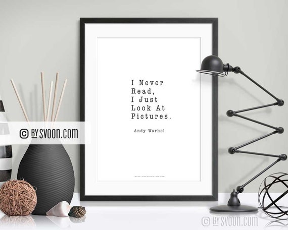 Fashion Quote Print Typography Pictures Home Decor Text 