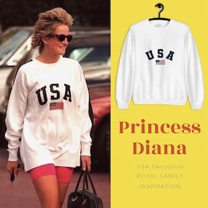 Princess Diana USA  Unisex Sweatshirt - Royal Family Inspiration