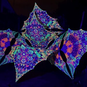 thumbnail image 2 of Sacred Geometry Blacklight Poster – 23 X 35 Inches, Psychedelic UV Reactive Art 2 of 4