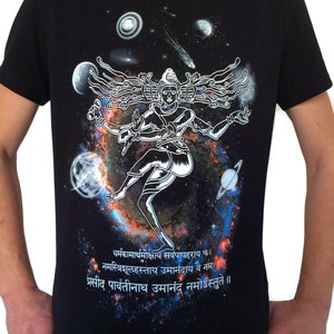 T-Shirt SHIVA, festival clothing, Trance wear, blacklight, psytrance, trance clothing, psychedelic, trancewear, uv art