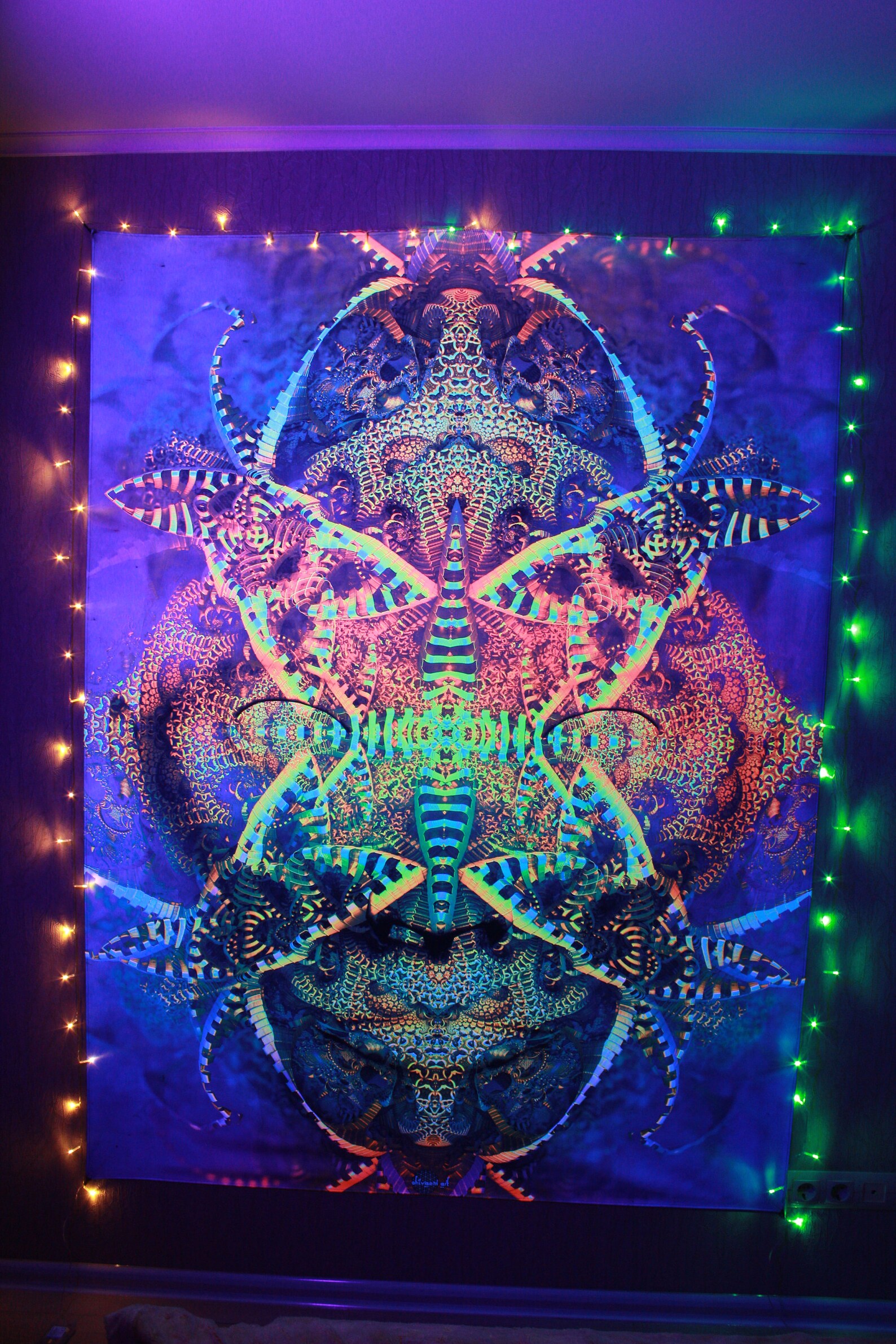 Butterfly Tapestry Butterfly Effect Nature Tapestry Fractal Etsy