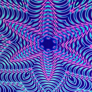 Spiritual lycra tapestry, optical illusion, uv backdrop, forest spirit tapestry, esoteric visionary, art neon light, synth trippy art image 10